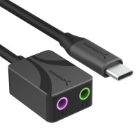 SABRENT USB‑C to 3.5mm Audio Adapter (AU‑UCMA)